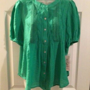Green Women's Top